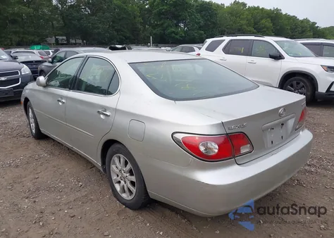 2003 Lexus Es 300 from USA, damaged, VIN JTHBF30G930144686